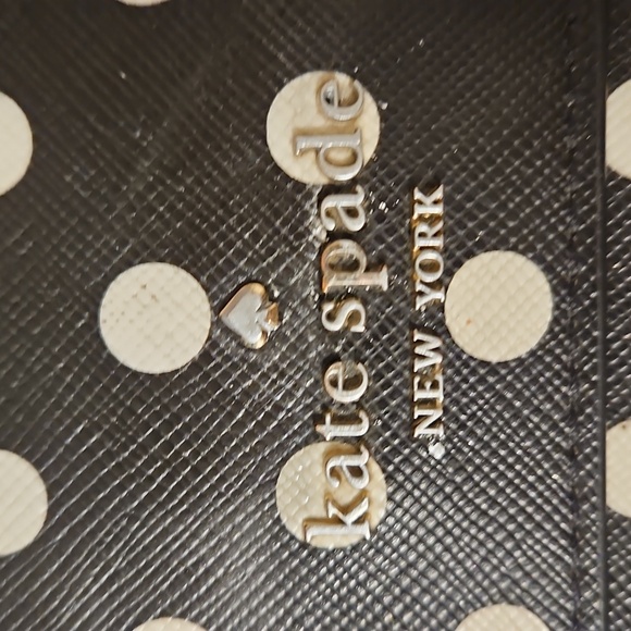 NWT Kate Spade Black and White Dot Wallet - Picture 3 of 7